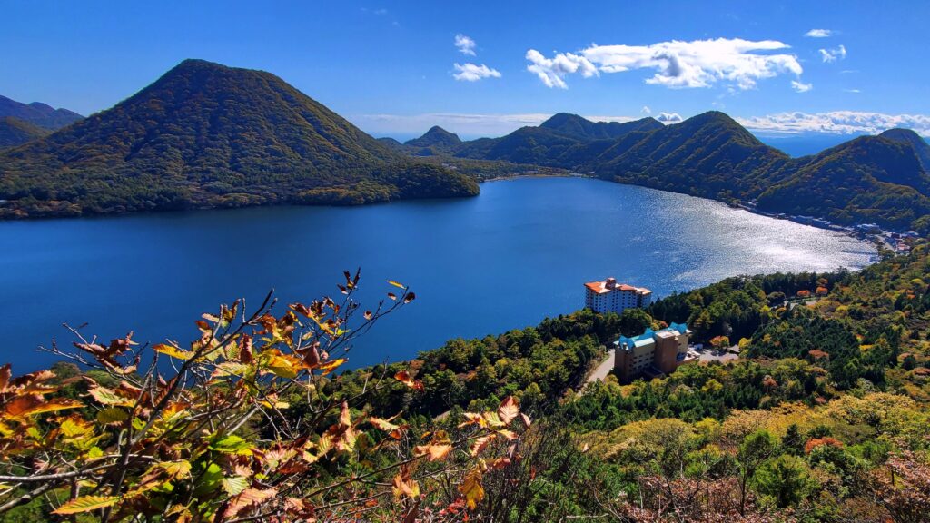 硯岩からの榛名富士