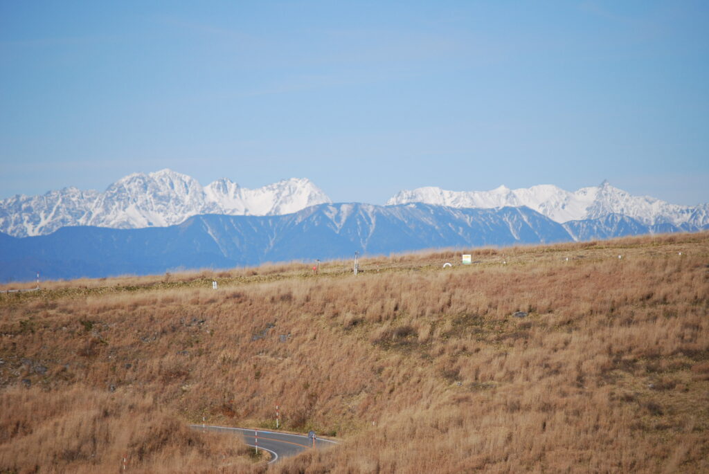 北アルプス（槍ヶ岳・穂高）の展望