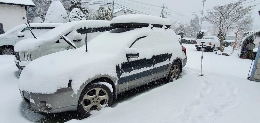 雪に埋もれたアウトバック